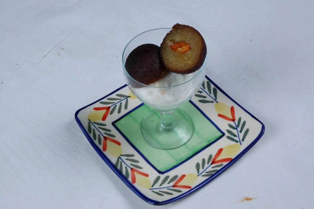 Hot gulab jamun