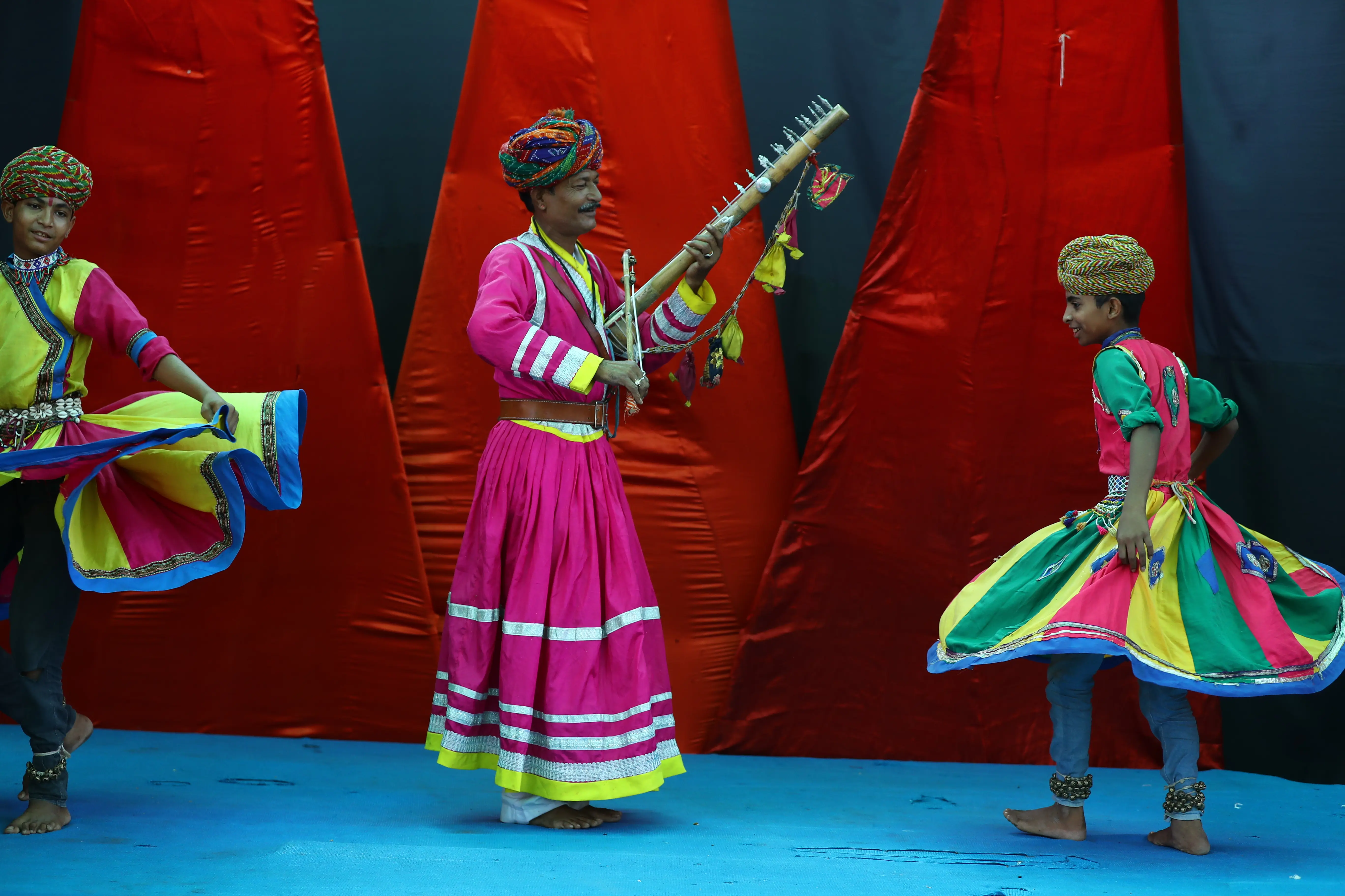 Folk dance performance